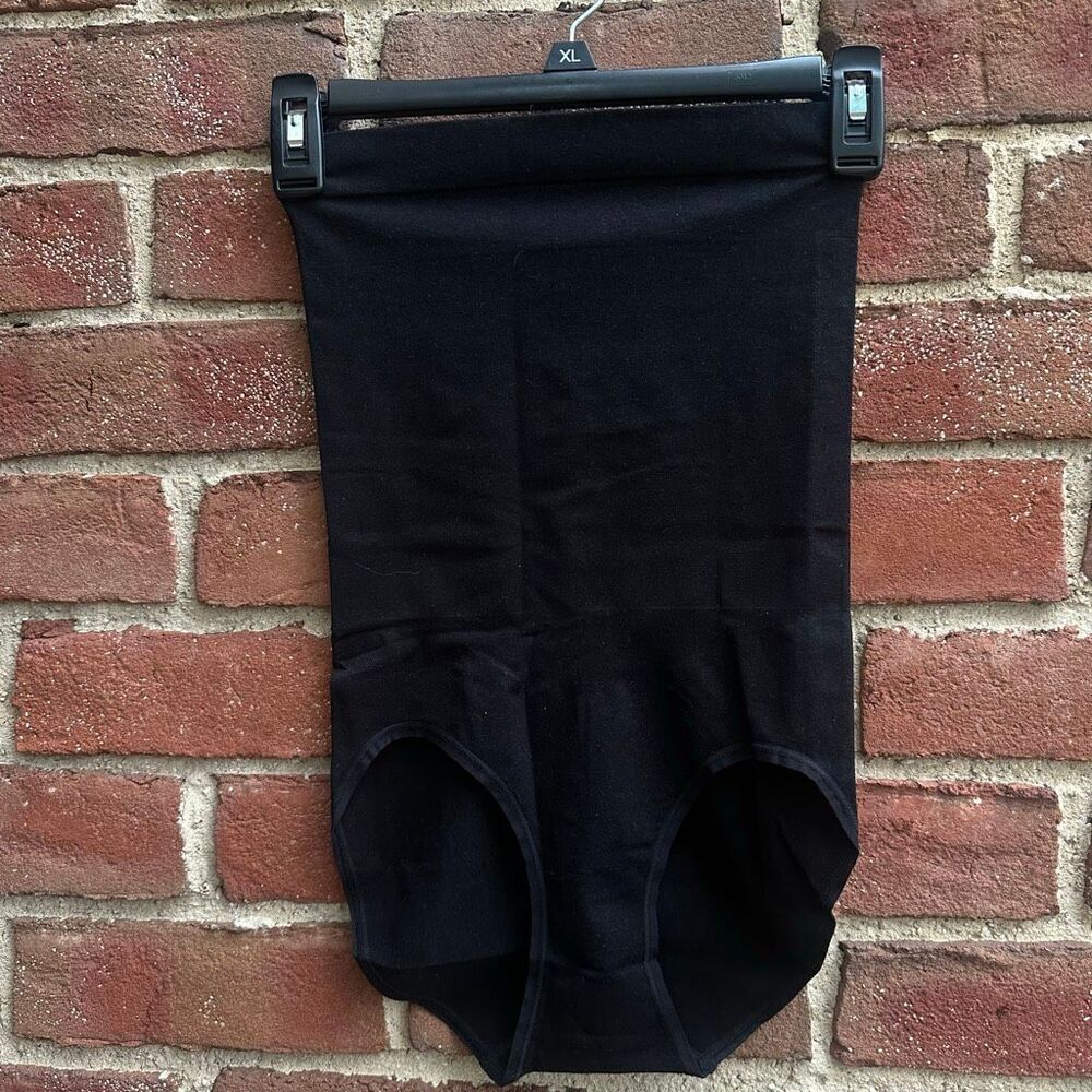 SPANX Higher Power Seamless Panty Black Tummy Control Shapewear XL NEW - Picture 6 of 9